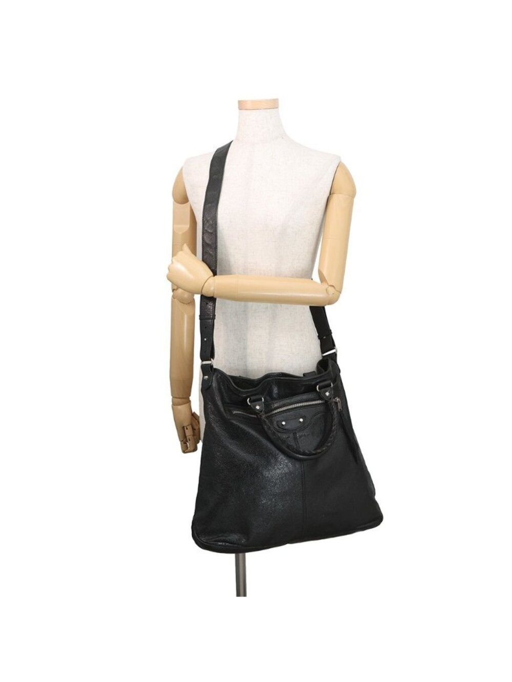 Balenciaga Tote Smart 2-Way Shoulder Bag Black - Picture 4 of 10